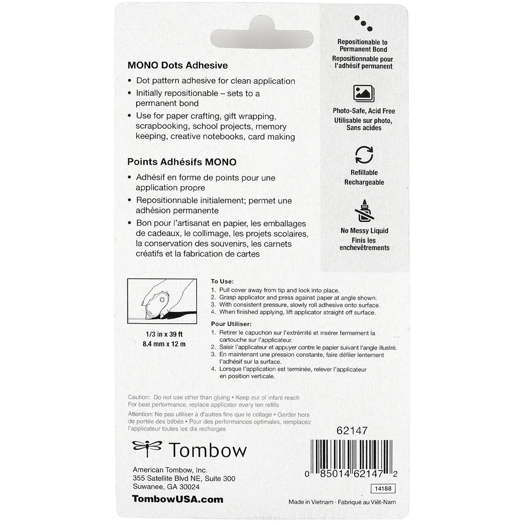 Tombow : MONO Adhesive Dots Applicator