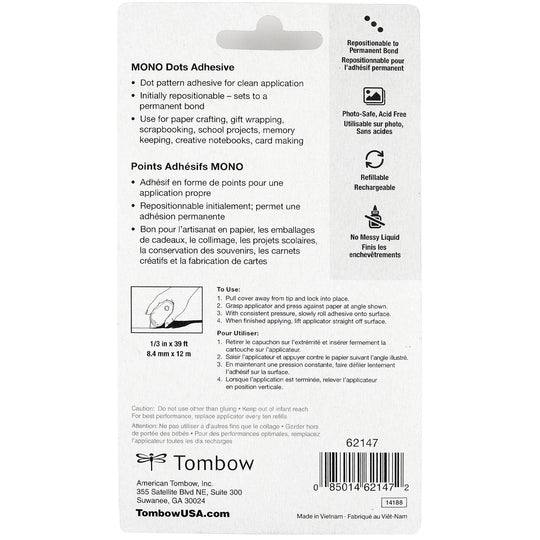 Tombow : MONO Adhesive Dots Applicator