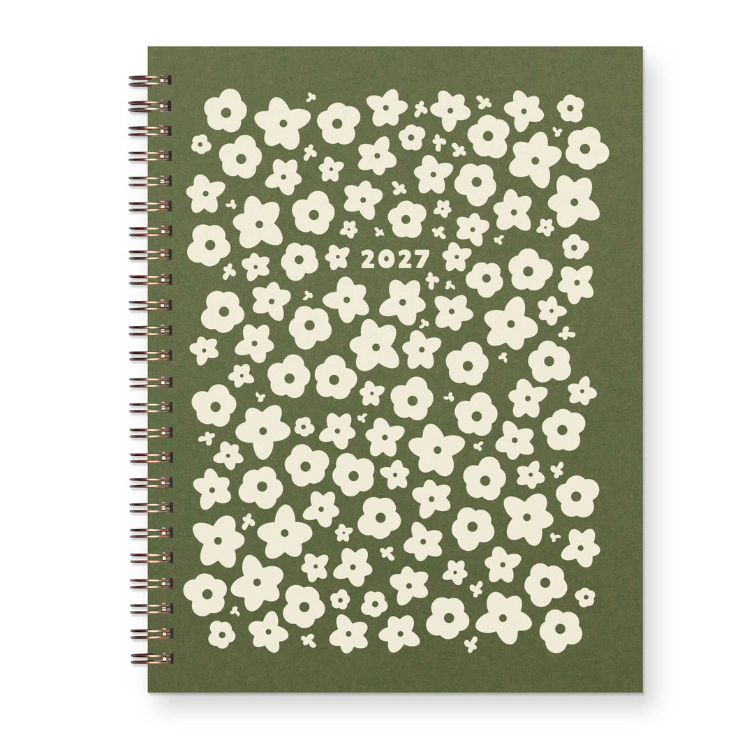 Ruff House : 2027 Floral Pattern Dated Planner : Calendar Year