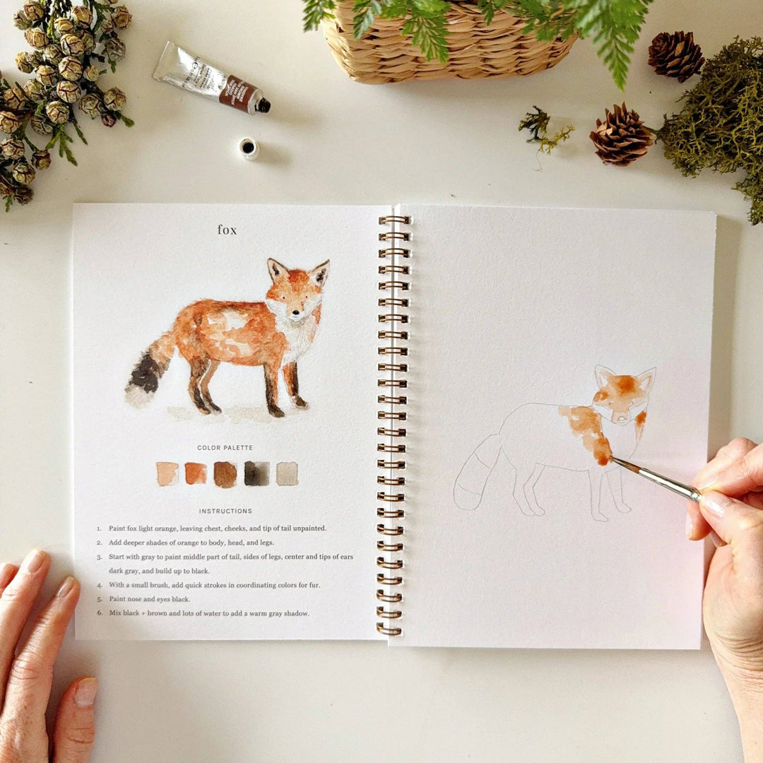 Emily Lex : Woodland watercolour workbook