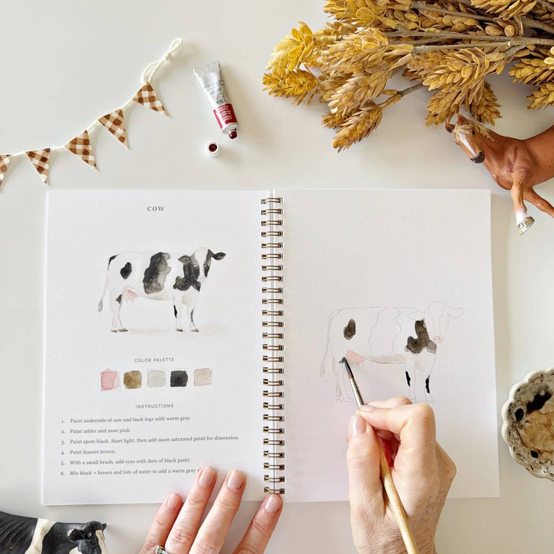 Emily Lex : Farm watercolour workbook