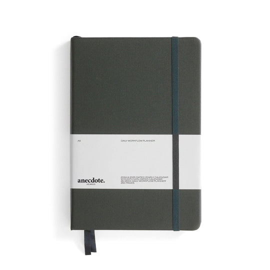 Anecdote : The Daily Planner - Hardcover with Library Buckram Cover