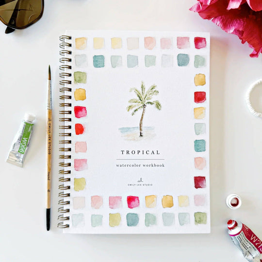 Emily Lex : Tropical watercolour workbook