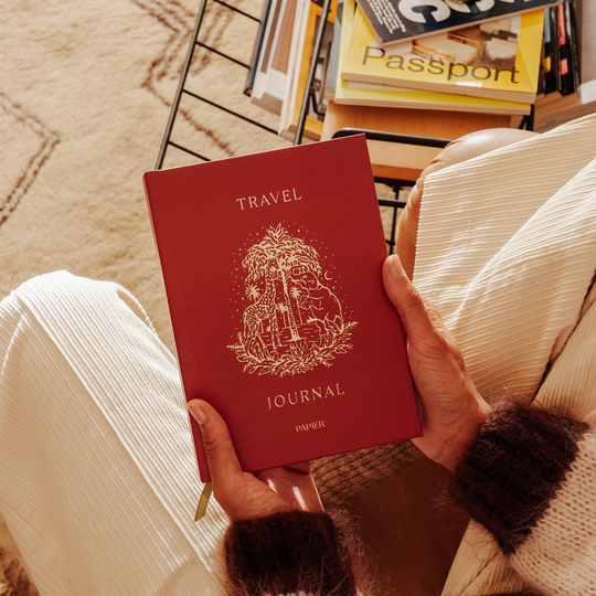 Papier : Guided Travel Journal : Hardcover : All Aboard : A5