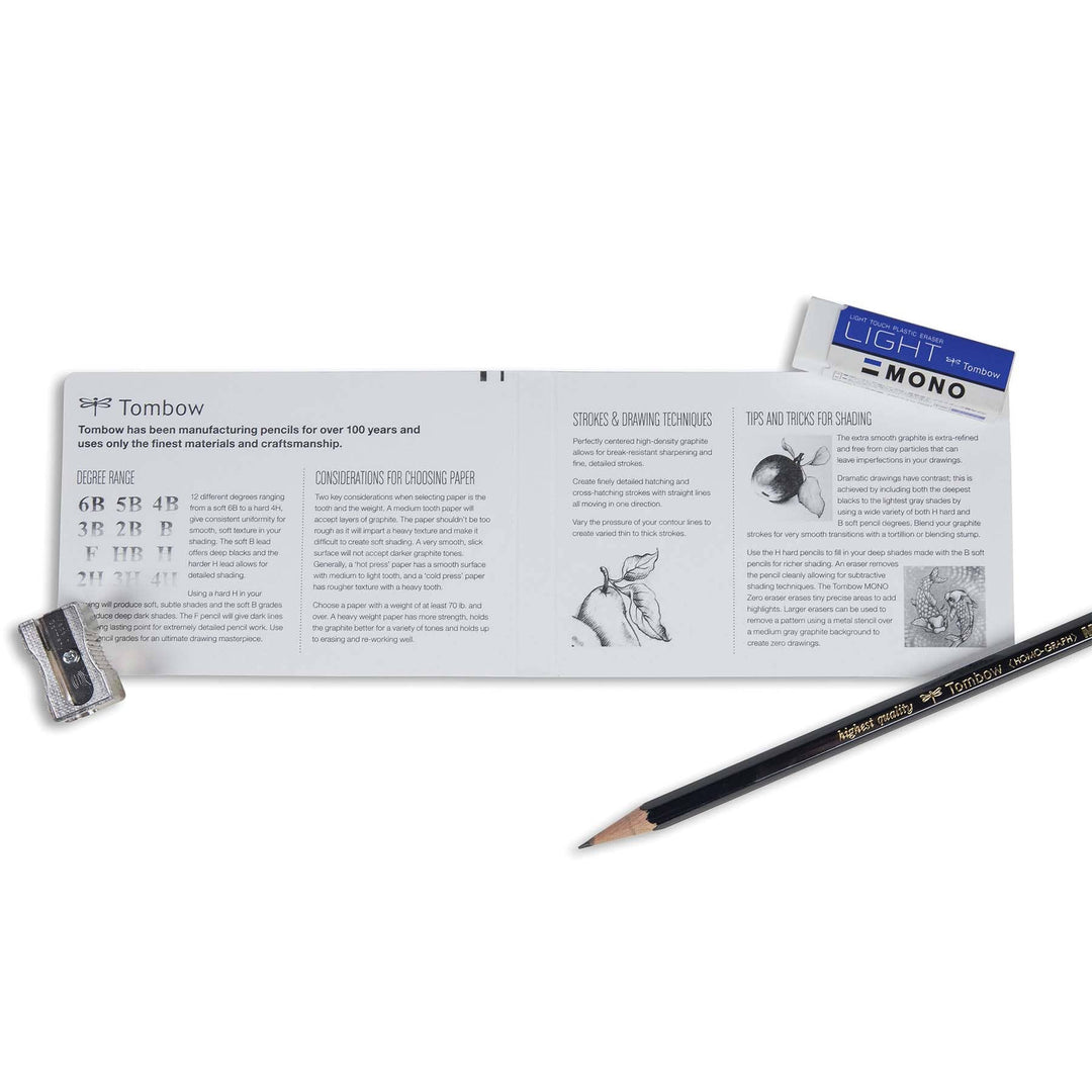 Tombow : MONO Drawing Pencil Set - 12-Pack