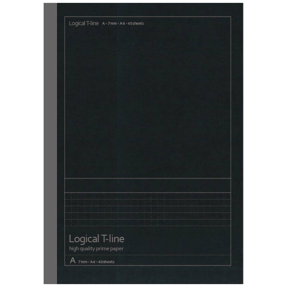 Logical T-Line Prime Paper Notebook(A4) Unique visible line