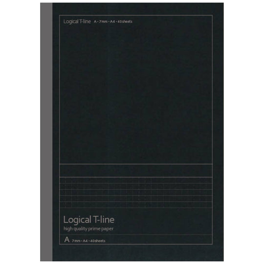 Logical T-Line Prime Paper Notebook(A4) Unique visible line