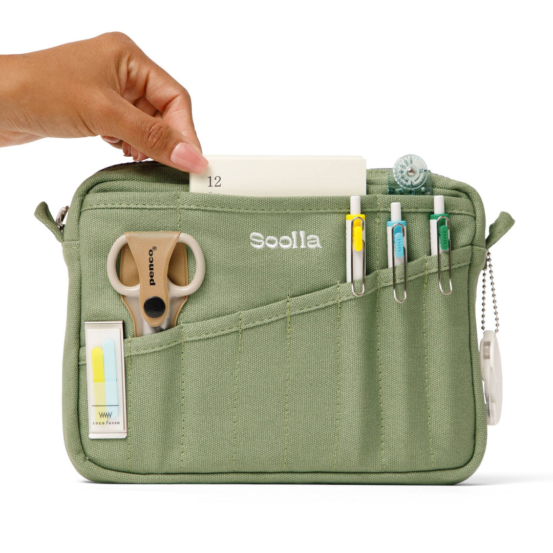 Soolla® Studio Pouch, Graphite (Stationery Pouch)