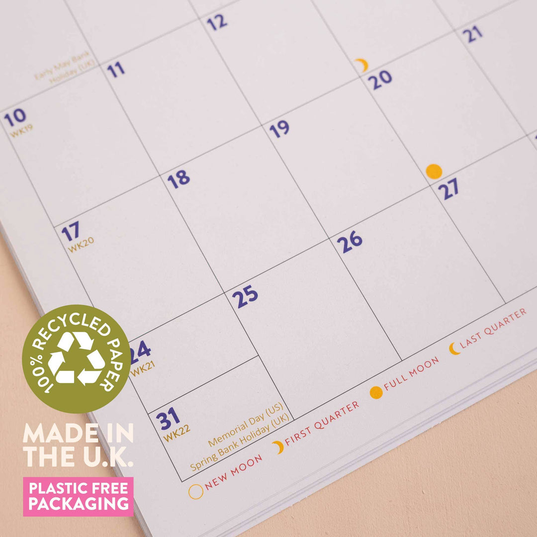 2027 Wall Calendar | Folk Art Plantscapes