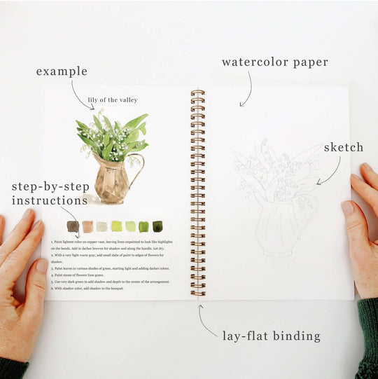 Emily Lex : Bouquets watercolour workbook