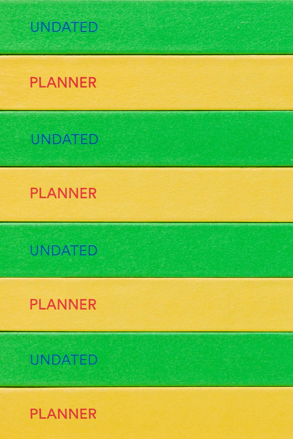 Mishmash : Undated Planner