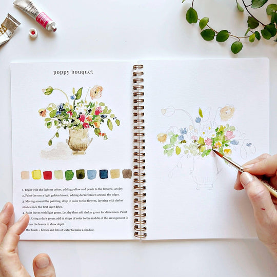 Emily Lex : Bouquets watercolour workbook