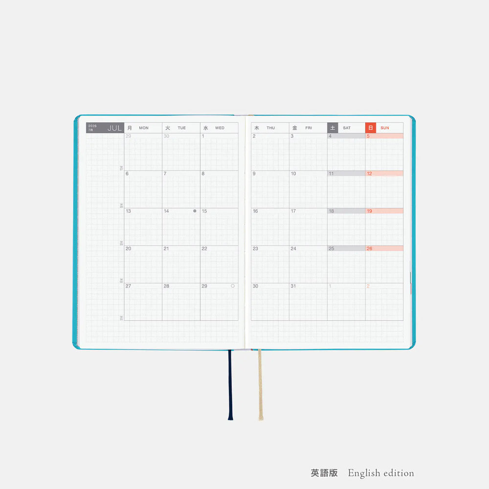 Hobonichi Techo : HON A6 : 2026